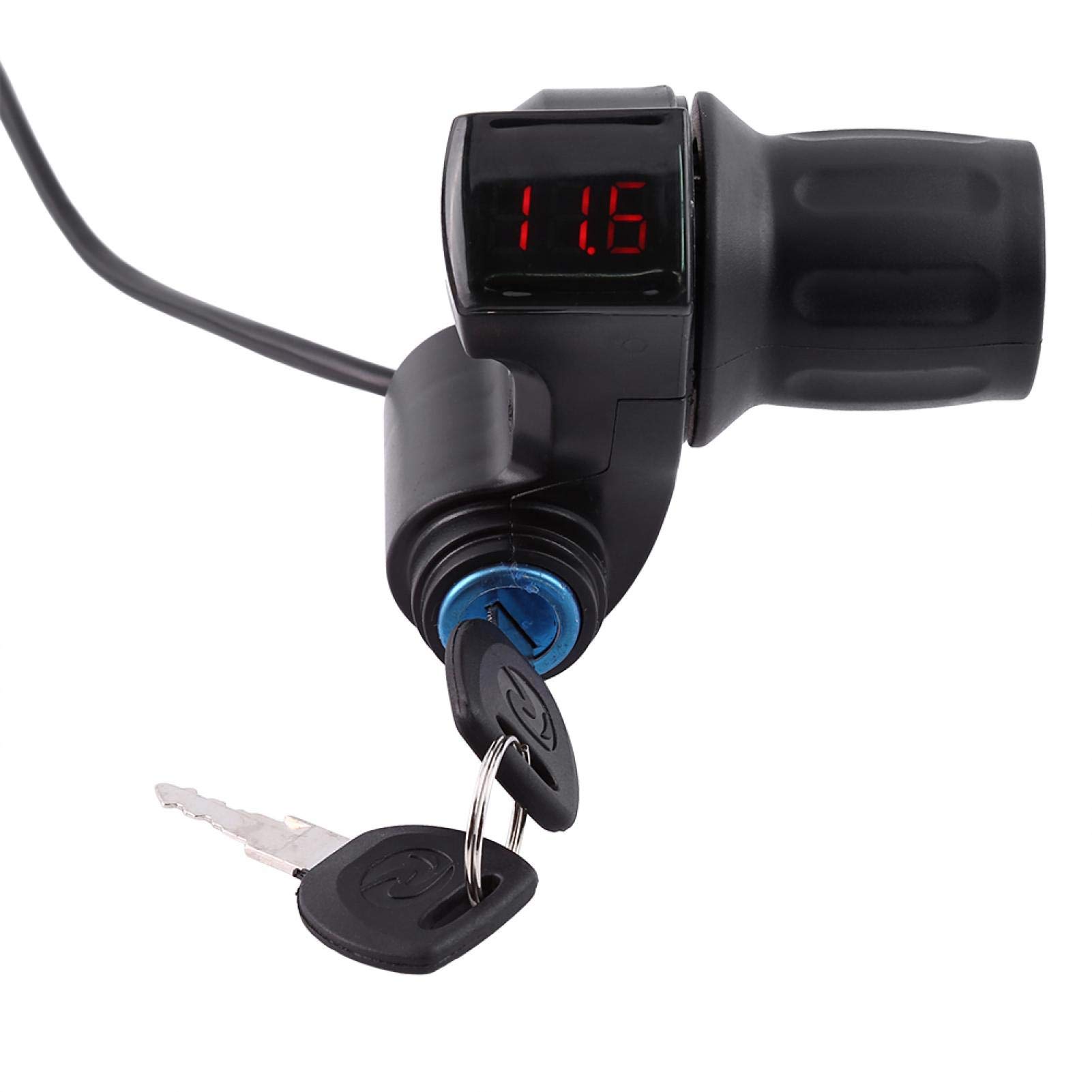 Kuuleyn Manopola acceleratore bici elettrica display LED 12-84V