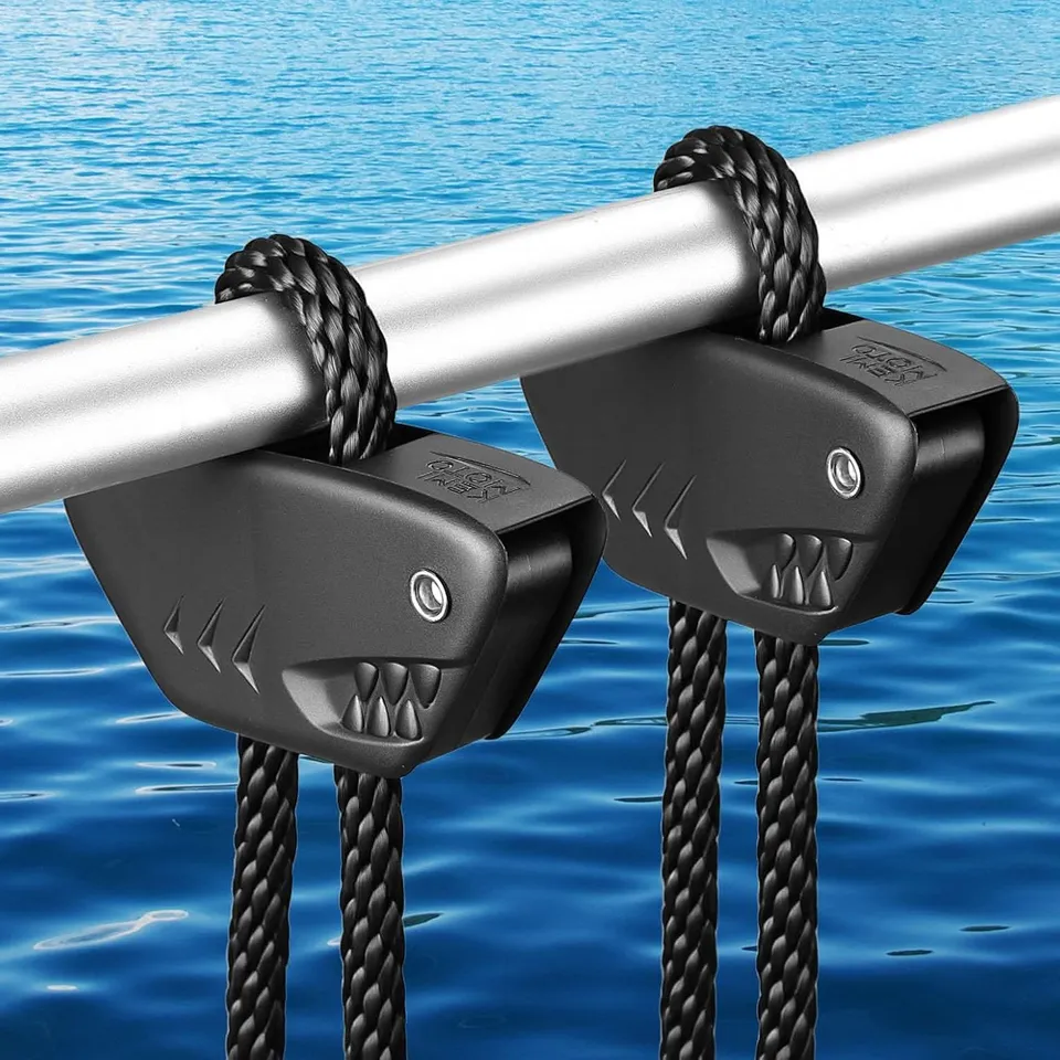 Kemimoto Shark clip parabordi barca nylon 2 pezzi
