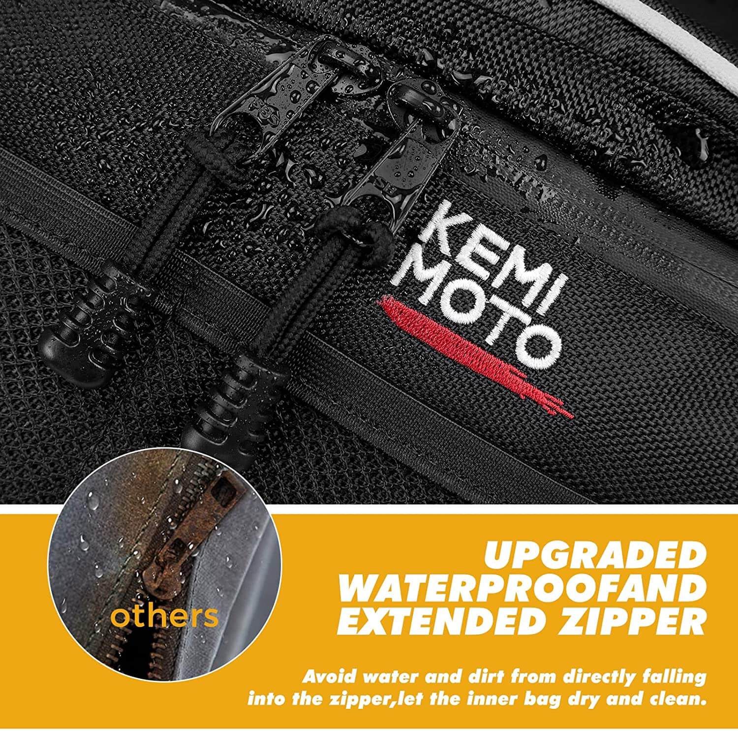 Kemimoto RZR PRO XP 4 borse portiera posteriori impermeabili
