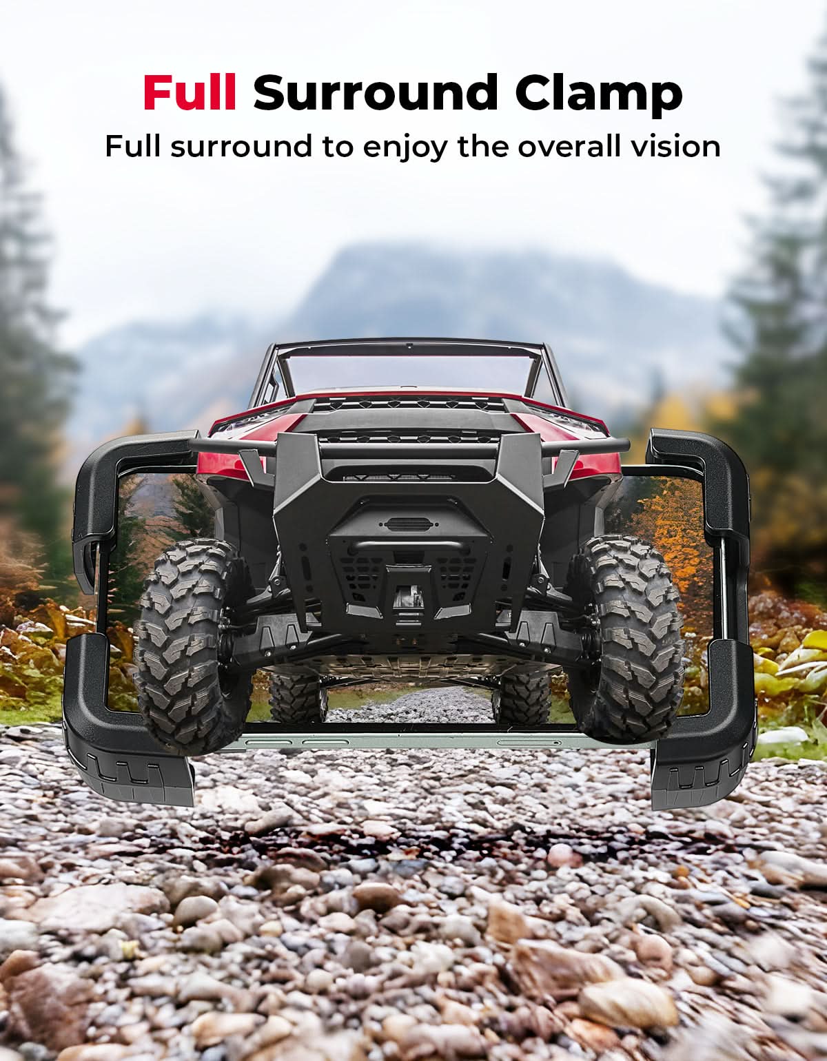 KEMIMOTO Supporto Telefono Ranger 1000 XP Alluminio 360°