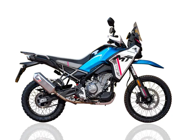 QD Exhaust X-Plorer CF Moto MT 450 2024-25 scarico slip-on omologato