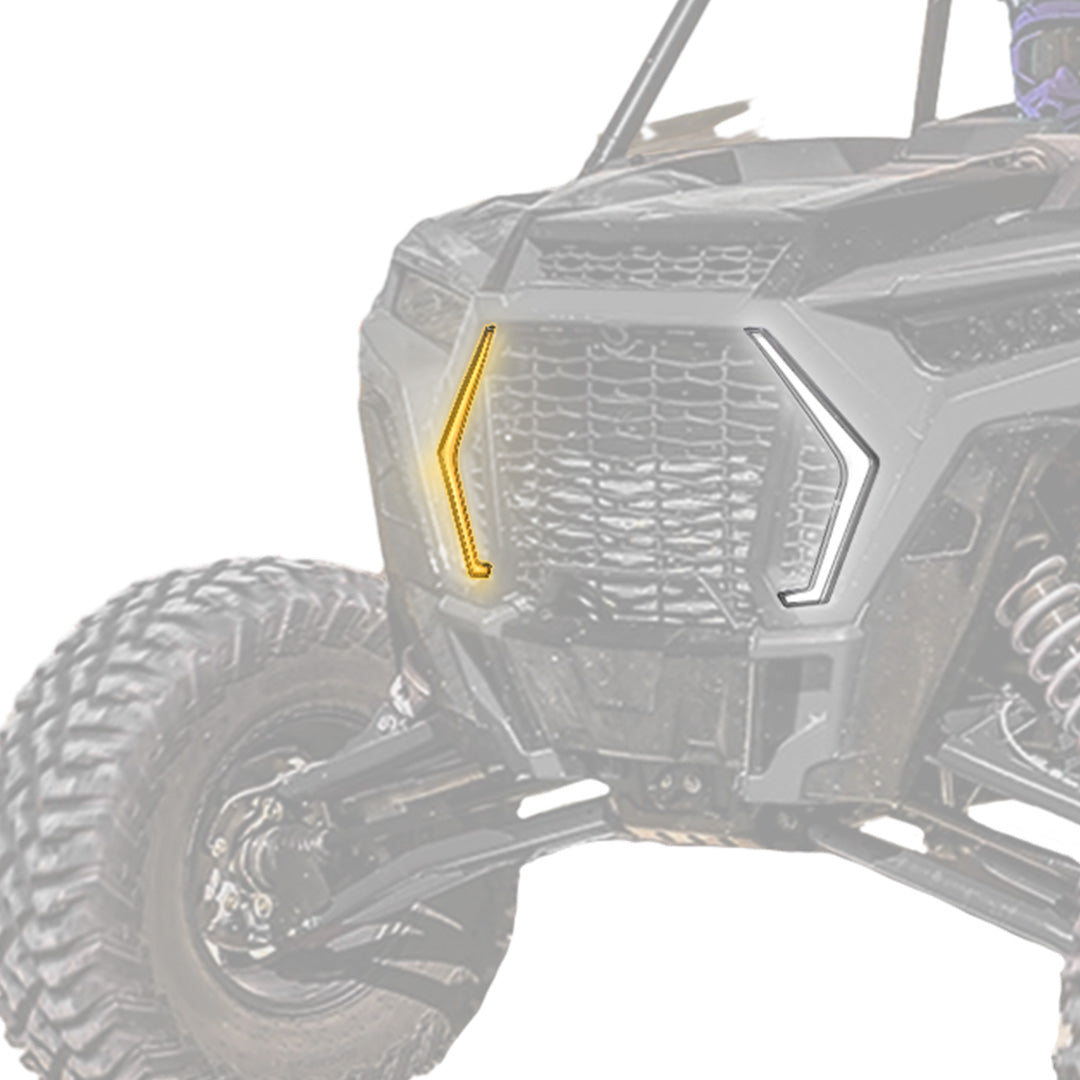 KEMIMOTO RZR XP 1000 set luci fang a LED anteriori IP67