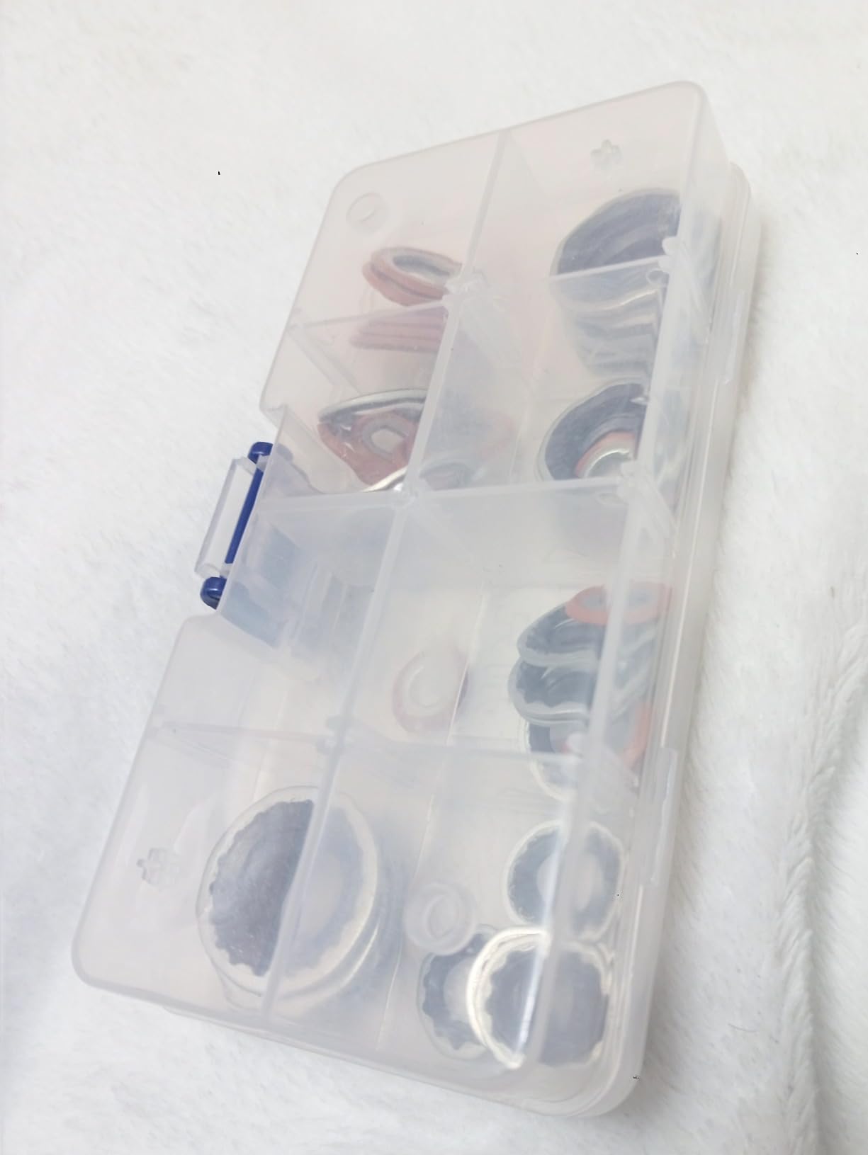 AOWINHIT Kit Guarnizioni Clima Auto 40 Pezzi Alluminio