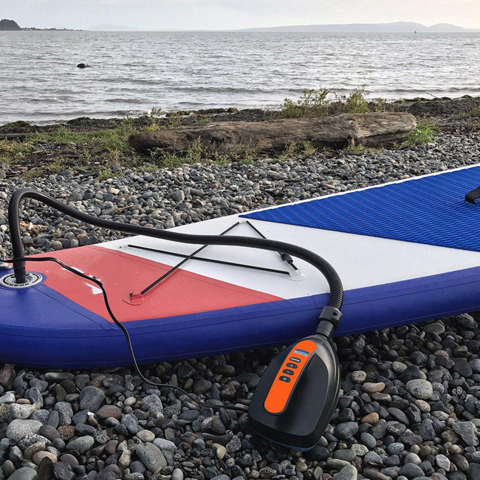 Kuuleyn Pompa aria elettrica 12V digitale per SUP