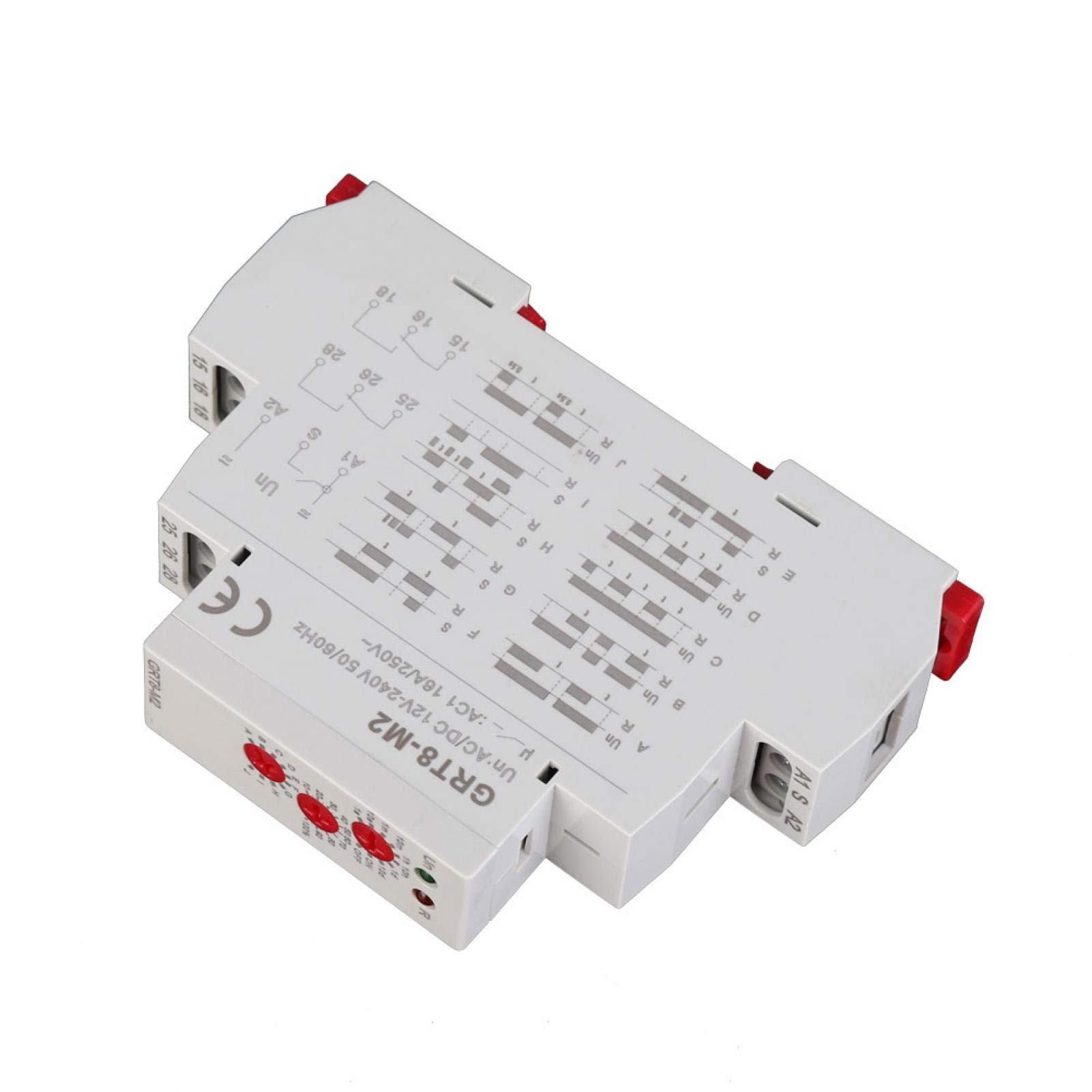 Kuuleyn GRT8-M2 relè temporizzato 12-240V 10 funzioni