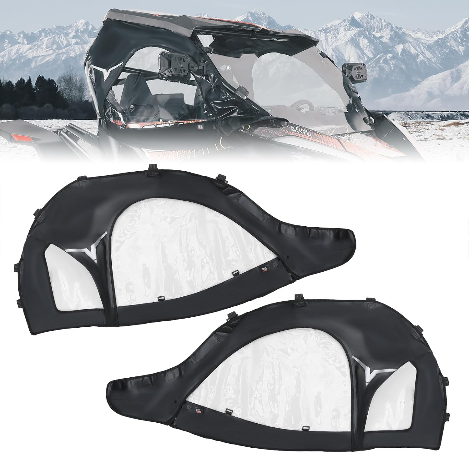 KEMIMOTO ZForce 950 finestrini superiori cabina morbida PVC