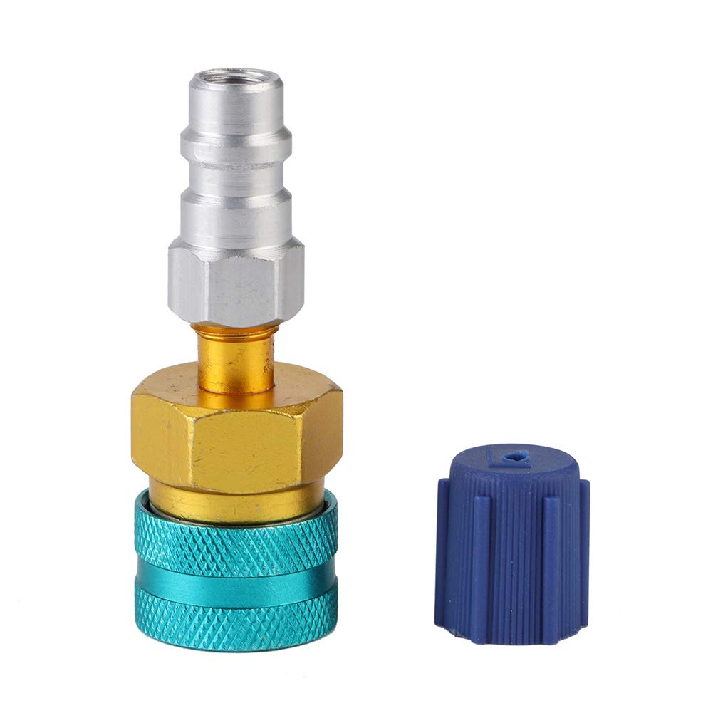 Kuuleyn QC1234L adattatore clima auto lato bassa R1234YF ottone