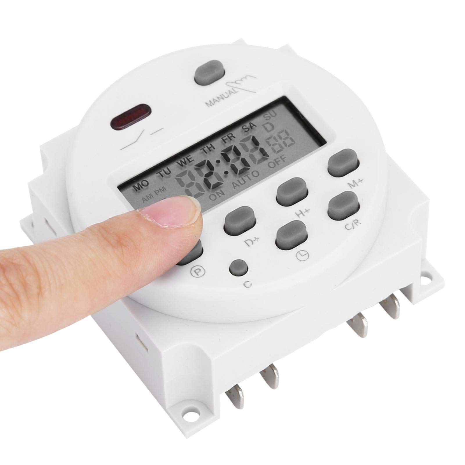 Kuuleyn Interruttore Timer Digitale DC 12V Display LCD Mini