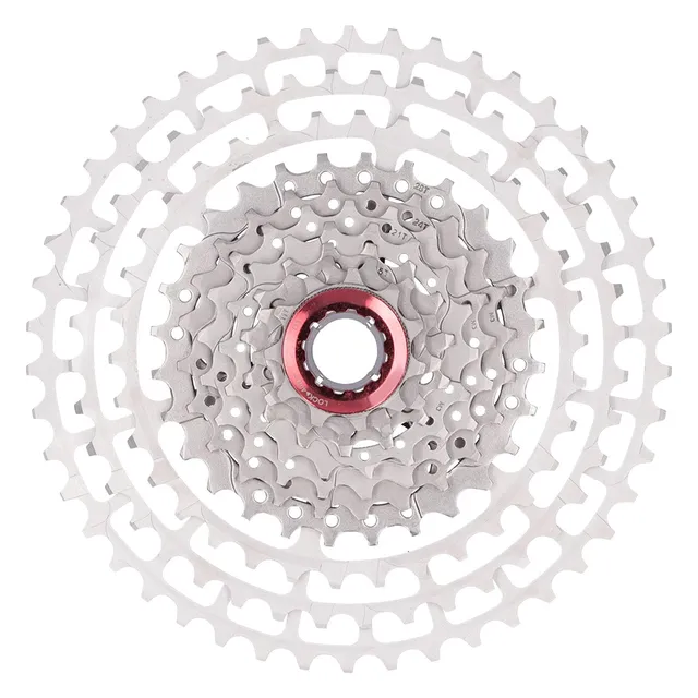 Hapivida Cassetta Bici 11-46T 10/11 Velocità Argento
