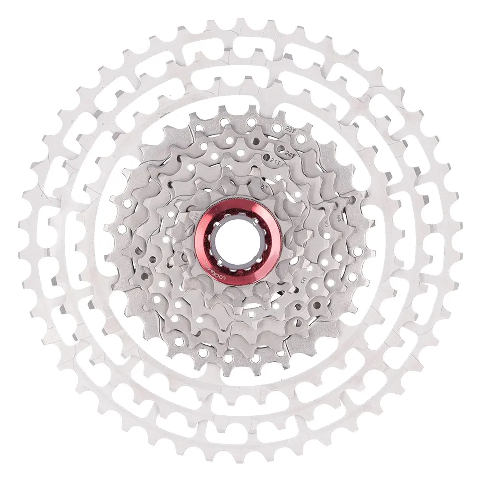 Hapivida Cassetta Bici 11-46T 10/11 Velocità Argento