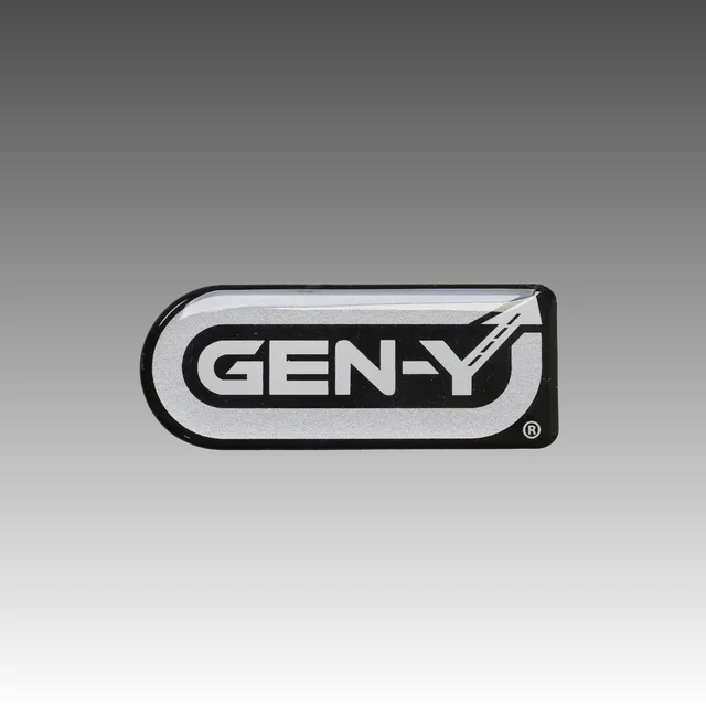 GEN-Y Monochrome decal argento cupola MEGA-DUTY