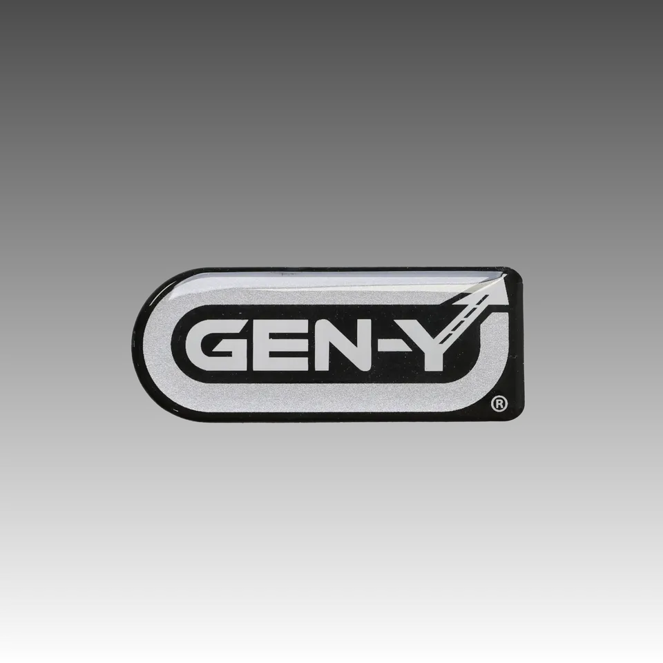 GEN-Y Monochrome decal argento cupola MEGA-DUTY