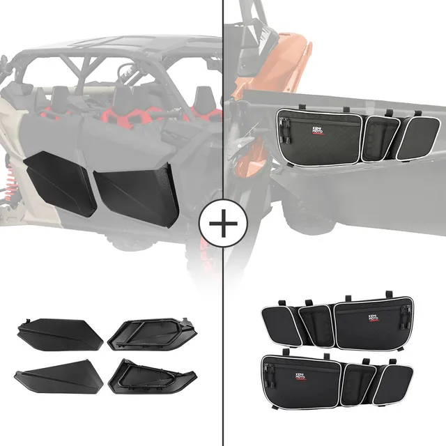 KEMIMOTO Maverick X3 MAX pannelli porta bassi kit 4 pezzi