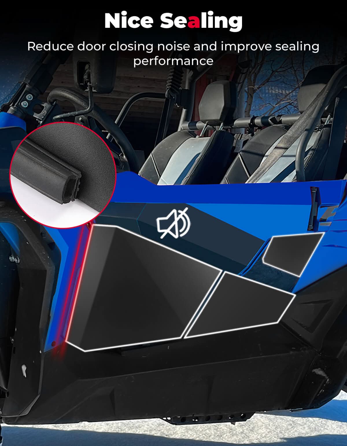 KEMIMOTO ZForce pannelli porta inferiori CFMOTO 500/800/1000
