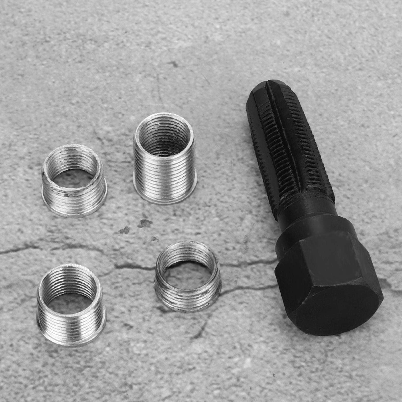 Kuuleyn M14x1,25 maschio ripara filetti candele acciaio 4 pezzi