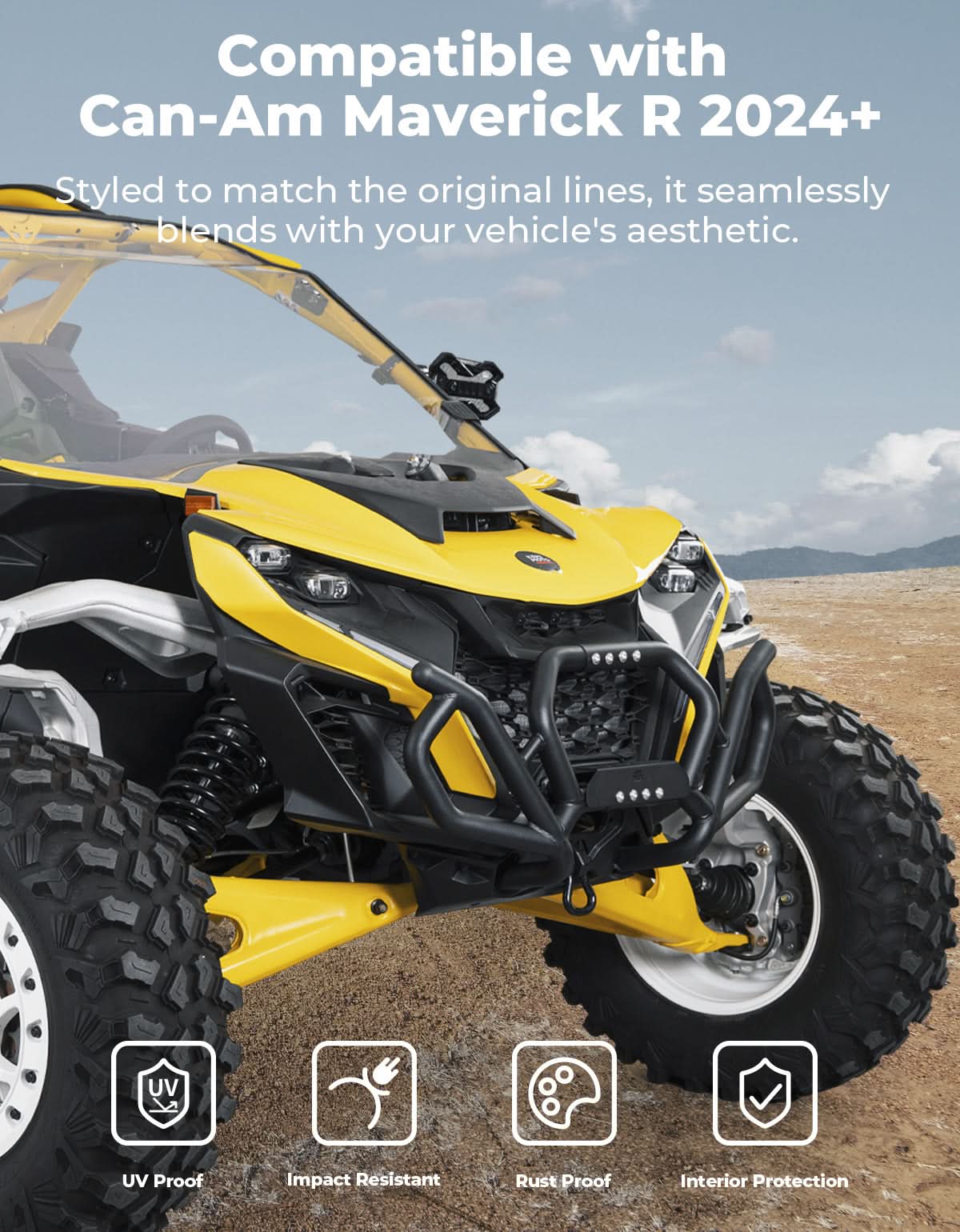 KEMIMOTO Maverick R Paraurti anteriore metallo 2024+