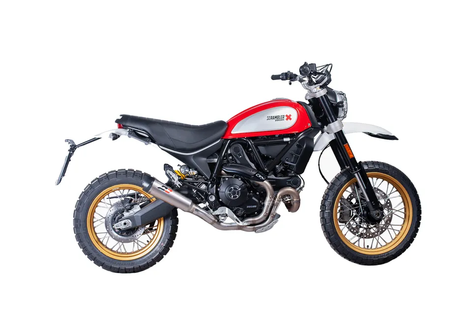 QD Exhaust Ducati Scrambler 800 Desert Sled 2017 scarico Euro4