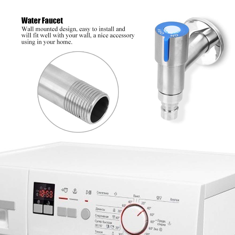 Kuuleyn rubinetto a parete G1/2 acciaio inox