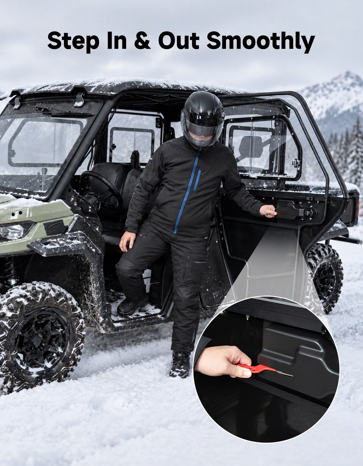 Kemimoto Defender MAX porte rigide scorrevoli 4 pezzi