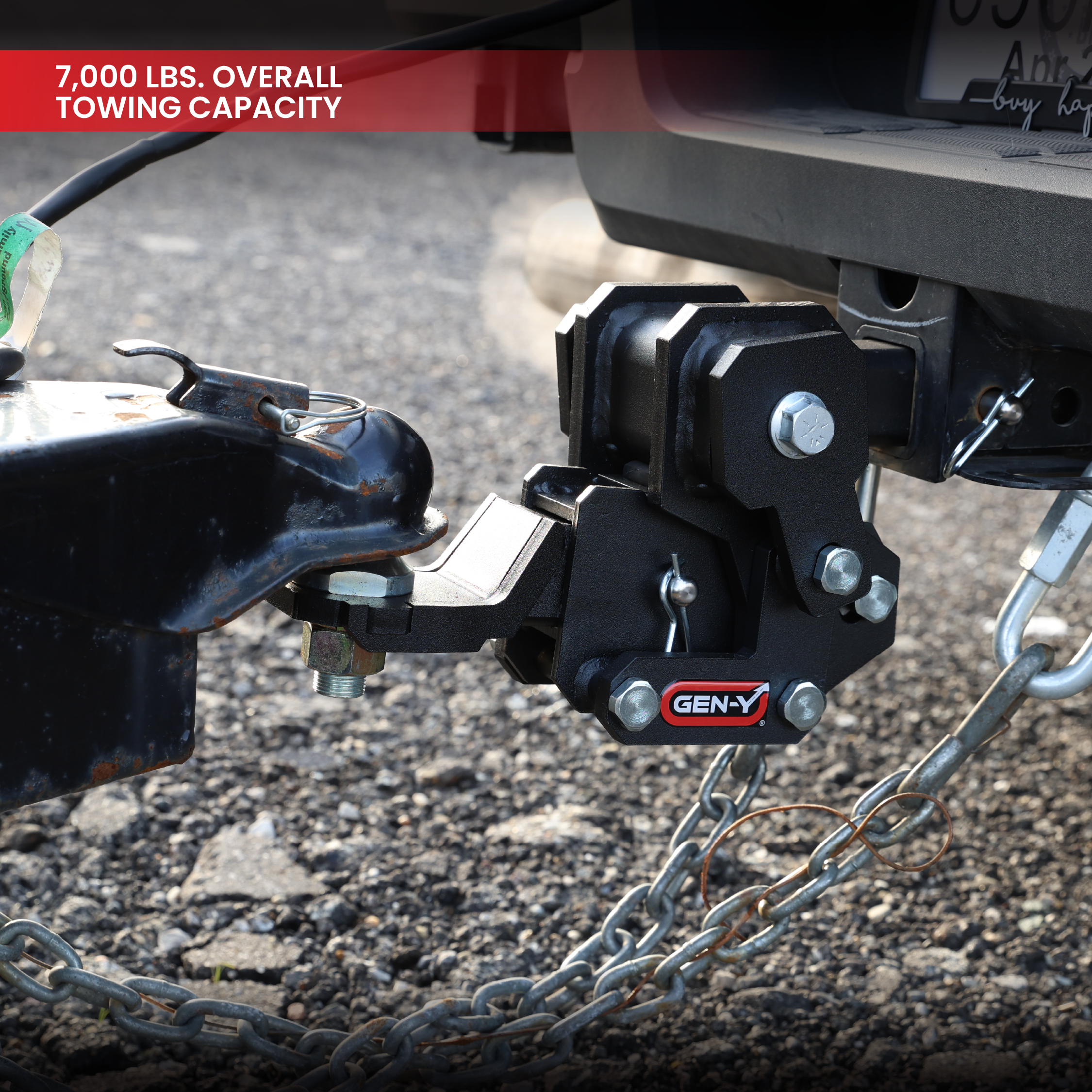 GEN-Y Hitch VOYAGER gancio portapacchi Torsion-Flex 300 lb