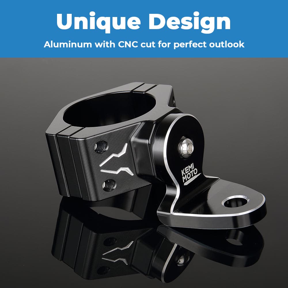 Kemimoto B0111-02504BK supporto bandiera 1pz alluminio 44-51mm