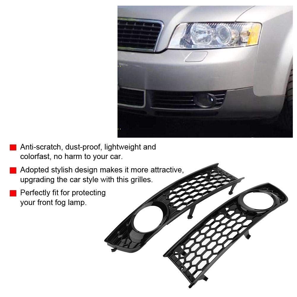 Kuuleyn Griglia Fendinebbia Audi A4 B6 2 Pezzi Nera ABS