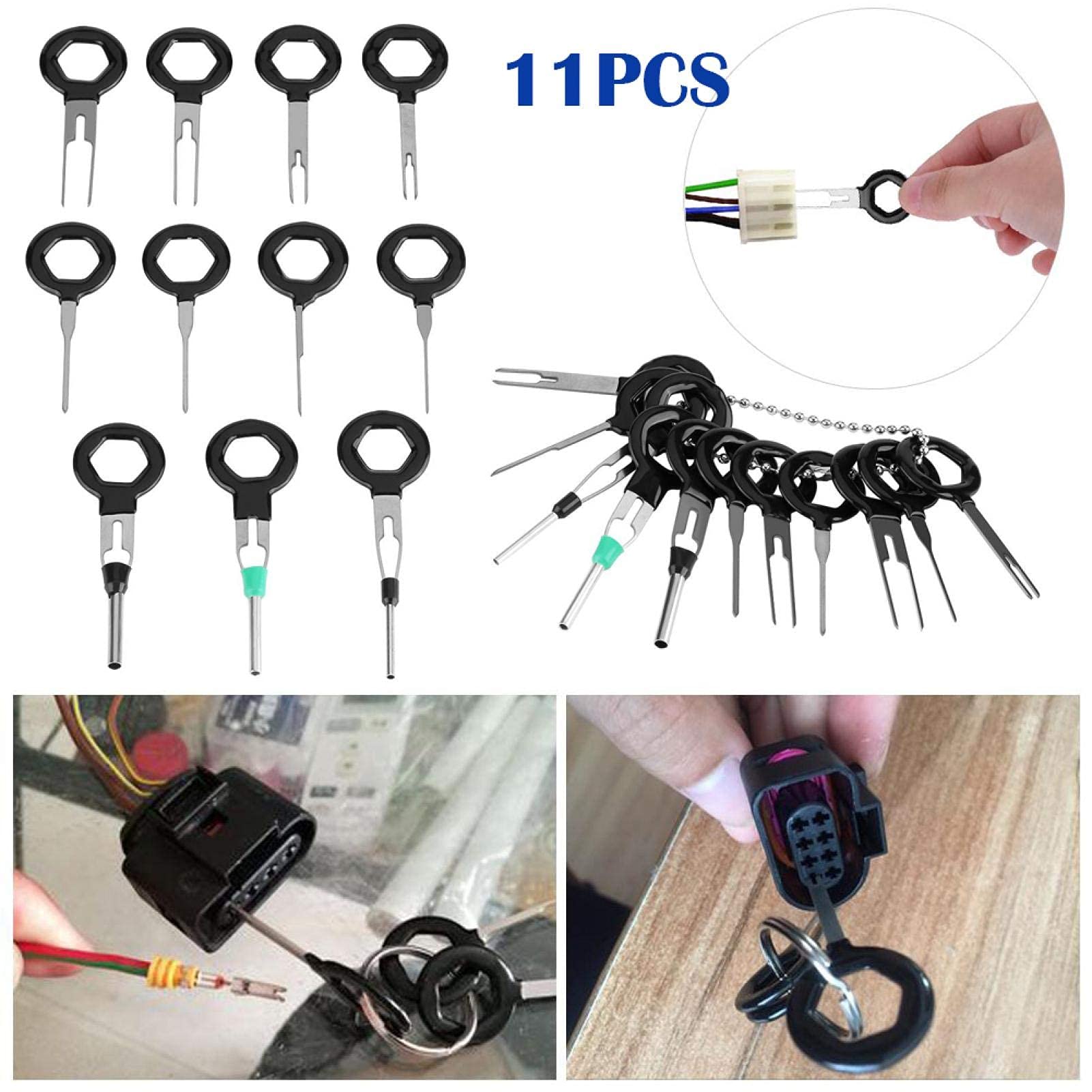 Kuuleyn Set Estrattori Terminali Auto 11 Pezzi Metallo Plastica