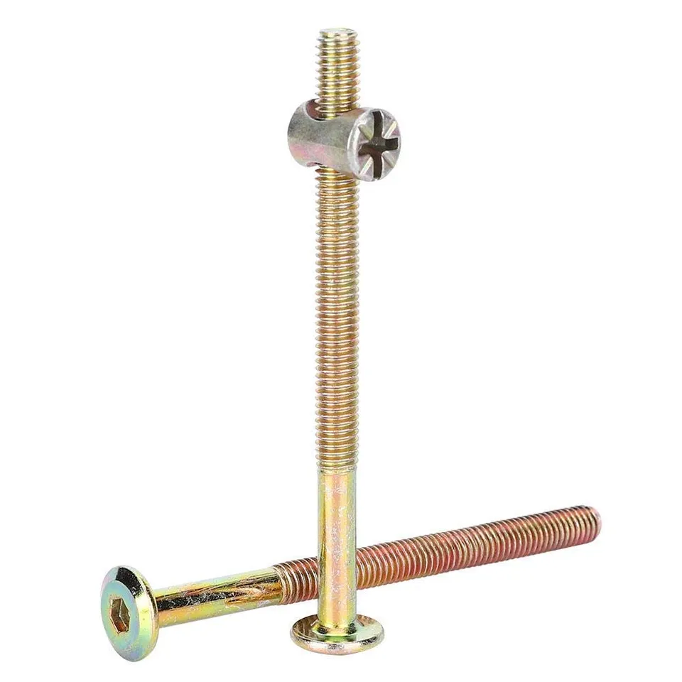 Kuuleyn Viti Mobili M6 90mm Acciaio 10 Pezzi con Dadi
