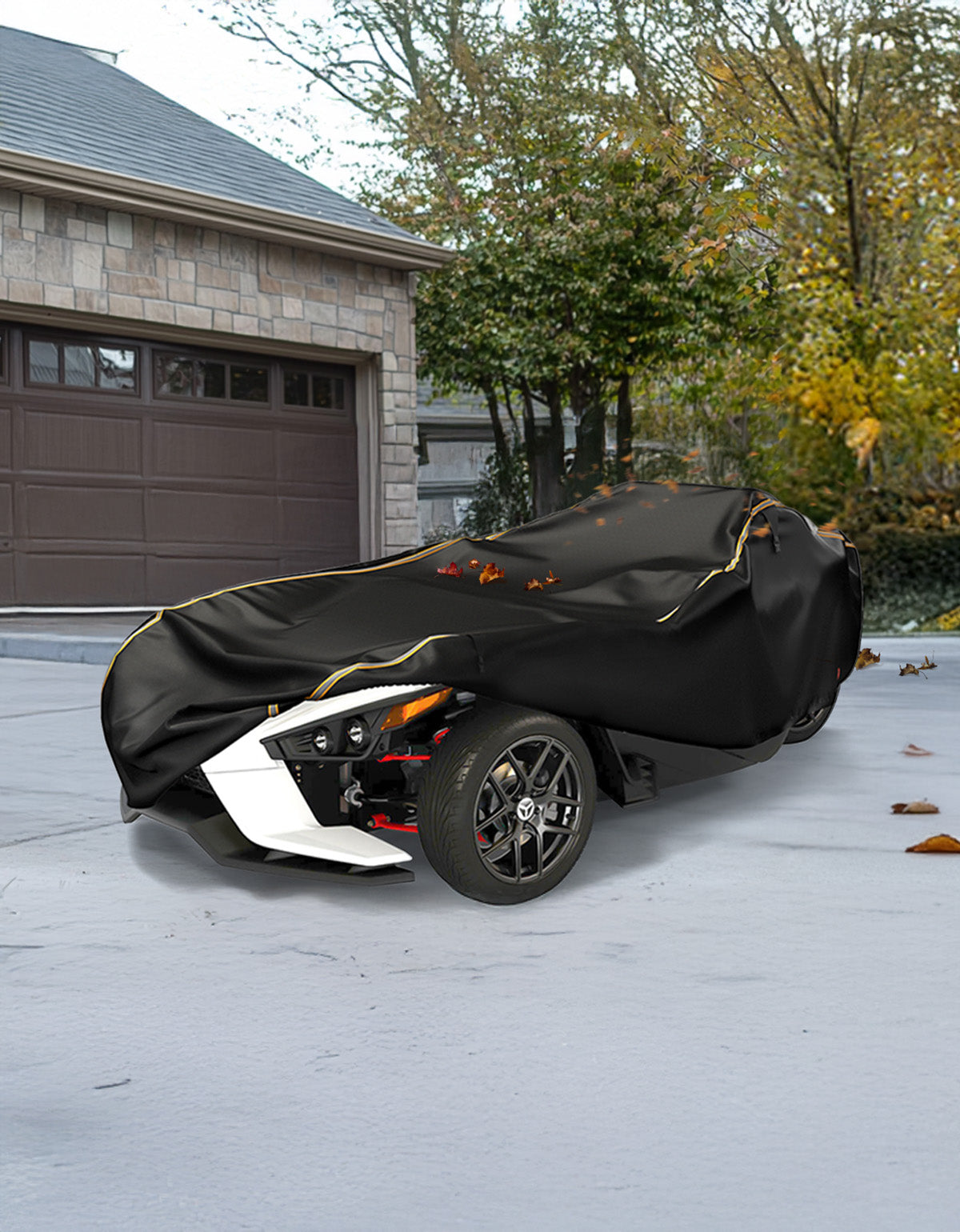 Kemimoto Slingshot telo copertura impermeabile con borse