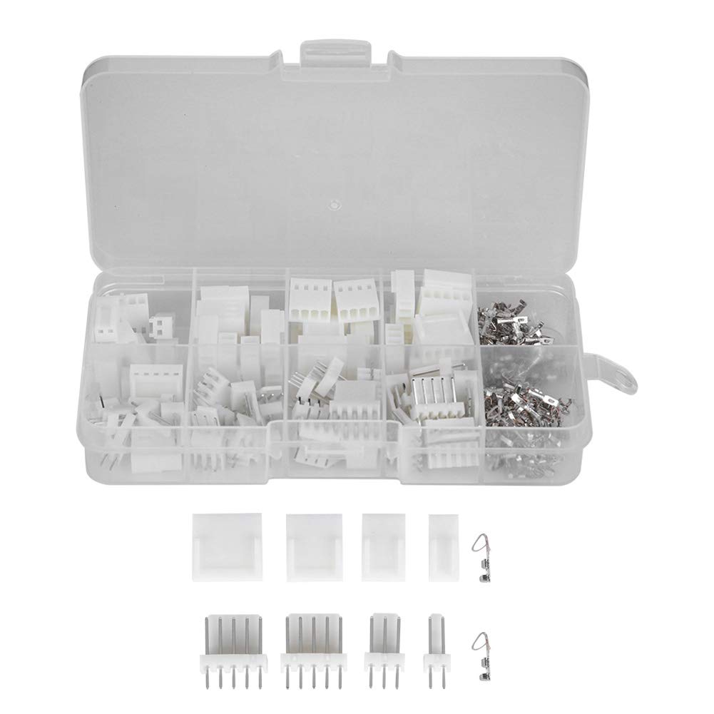 Kuuleyn JST-XH kit connettori elettrici 230 pezzi 2/3/4/5 pin