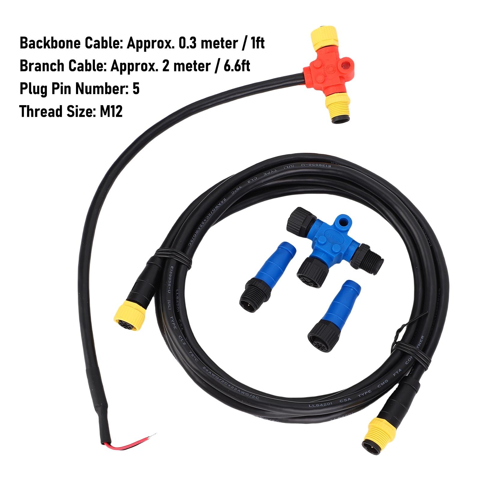 AOWINHIT NMEA 2000 kit cavi rete nautica IP67 Lowrance