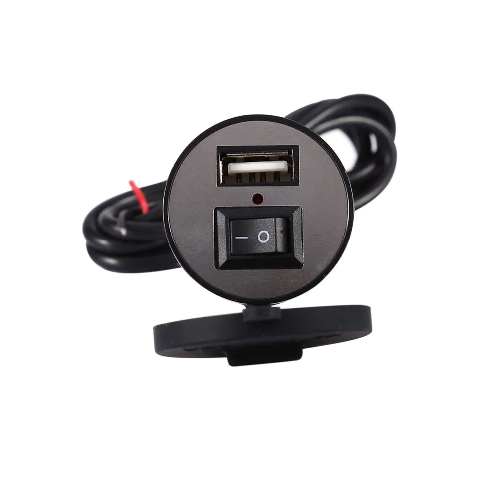 Kuuleyn Caricabatterie USB Moto Impermeabile 12-24V