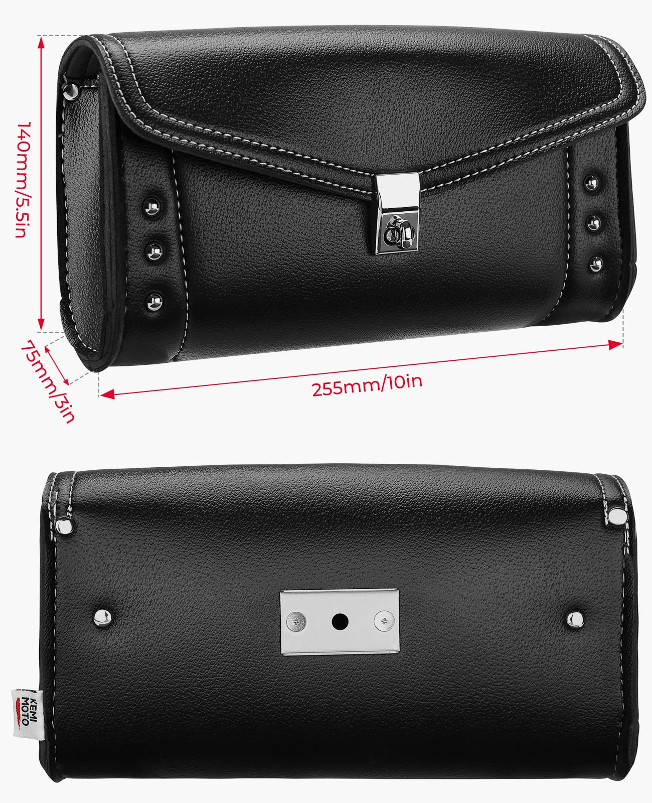 Kemimoto Road King borsa parabrezza moto rigida