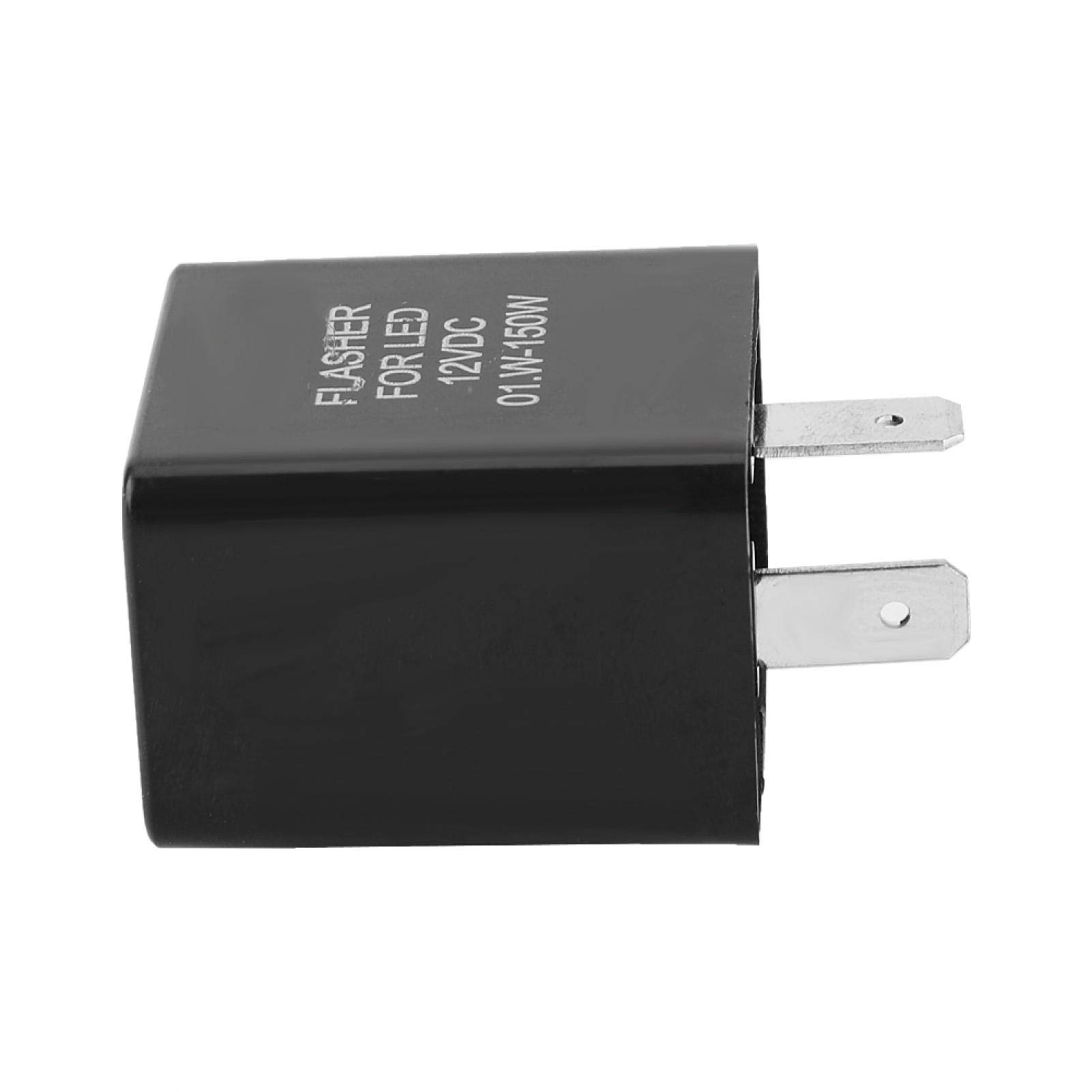 Kuuleyn relè freccia LED 12V nero auto moto regolabile
