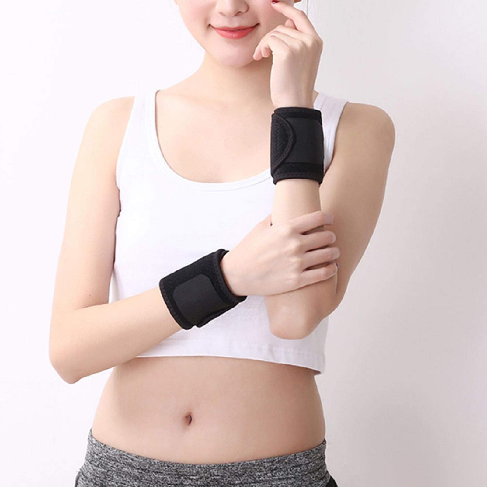 Kuuleyn Polsino Autoriscaldante Magnetico Paio Unisex Nero