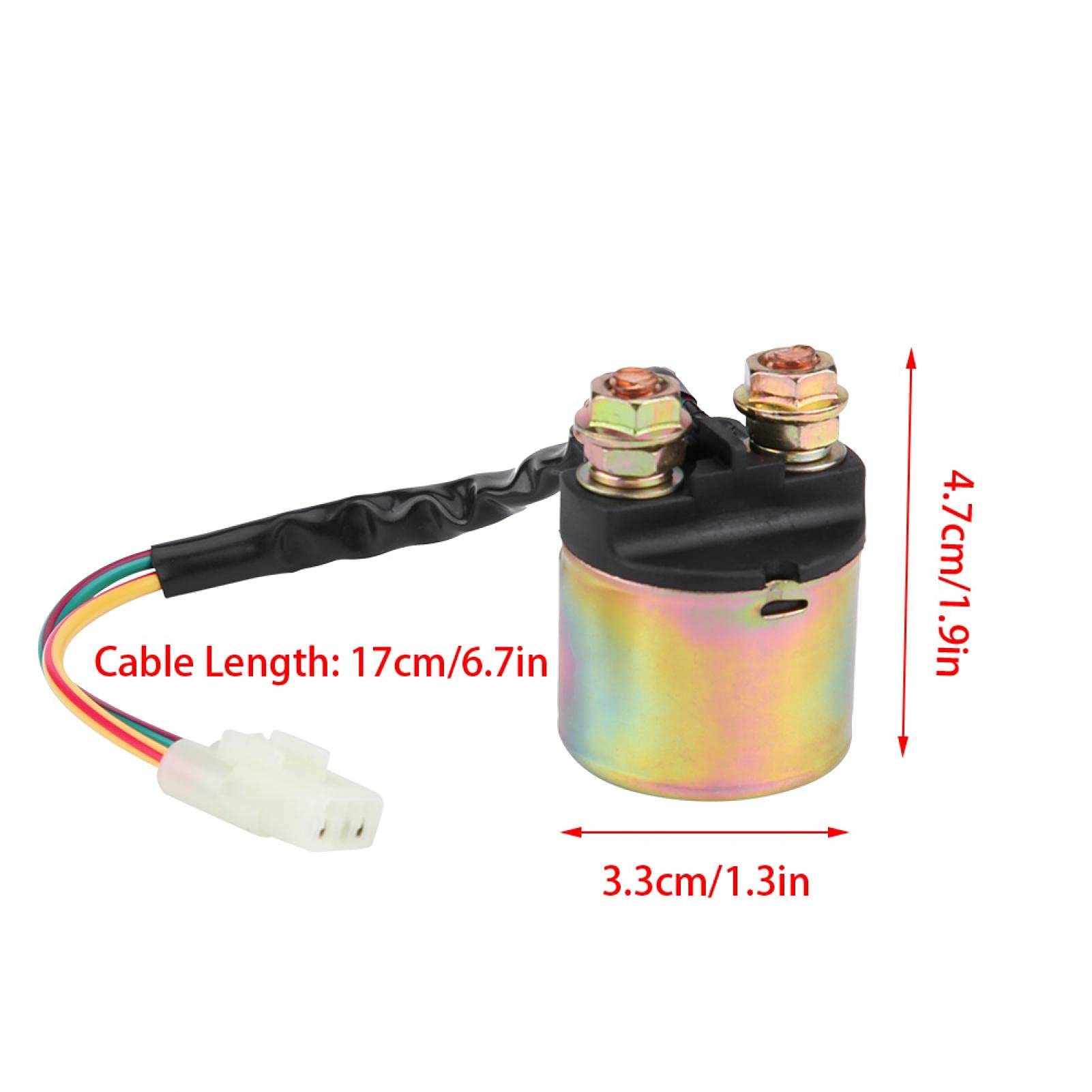 Kuuleyn relè avviamento moto TRX300 TRX350 TRX90 solenoide nero