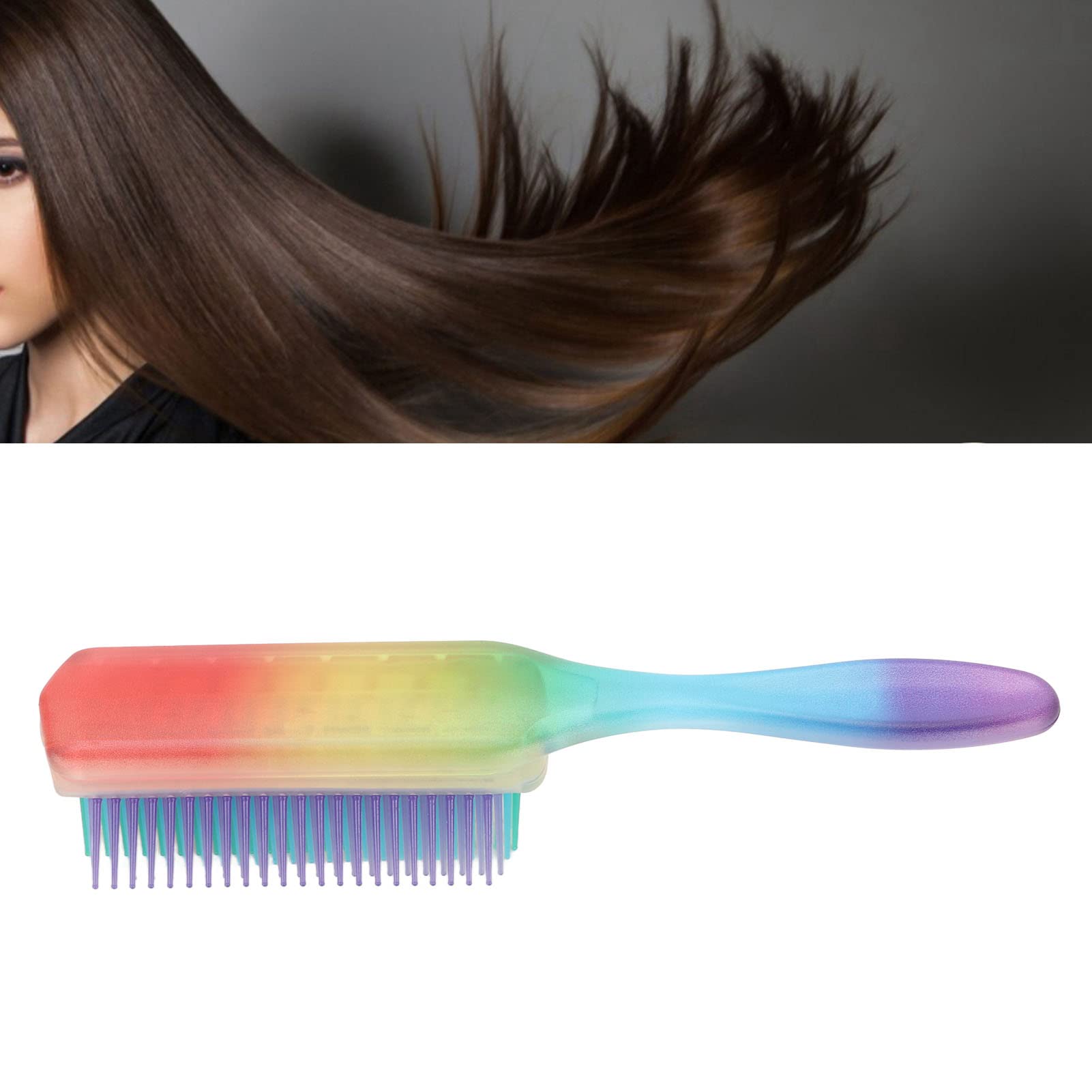 Kuuleyn Spazzola Capelli Districante Multicolore