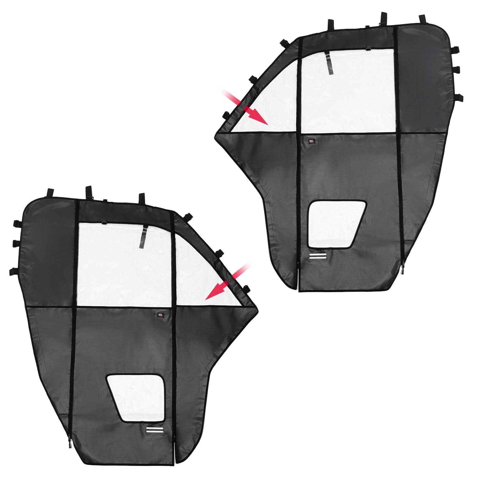 KEMIMOTO Defender porte superiori morbide Can-Am 2016+