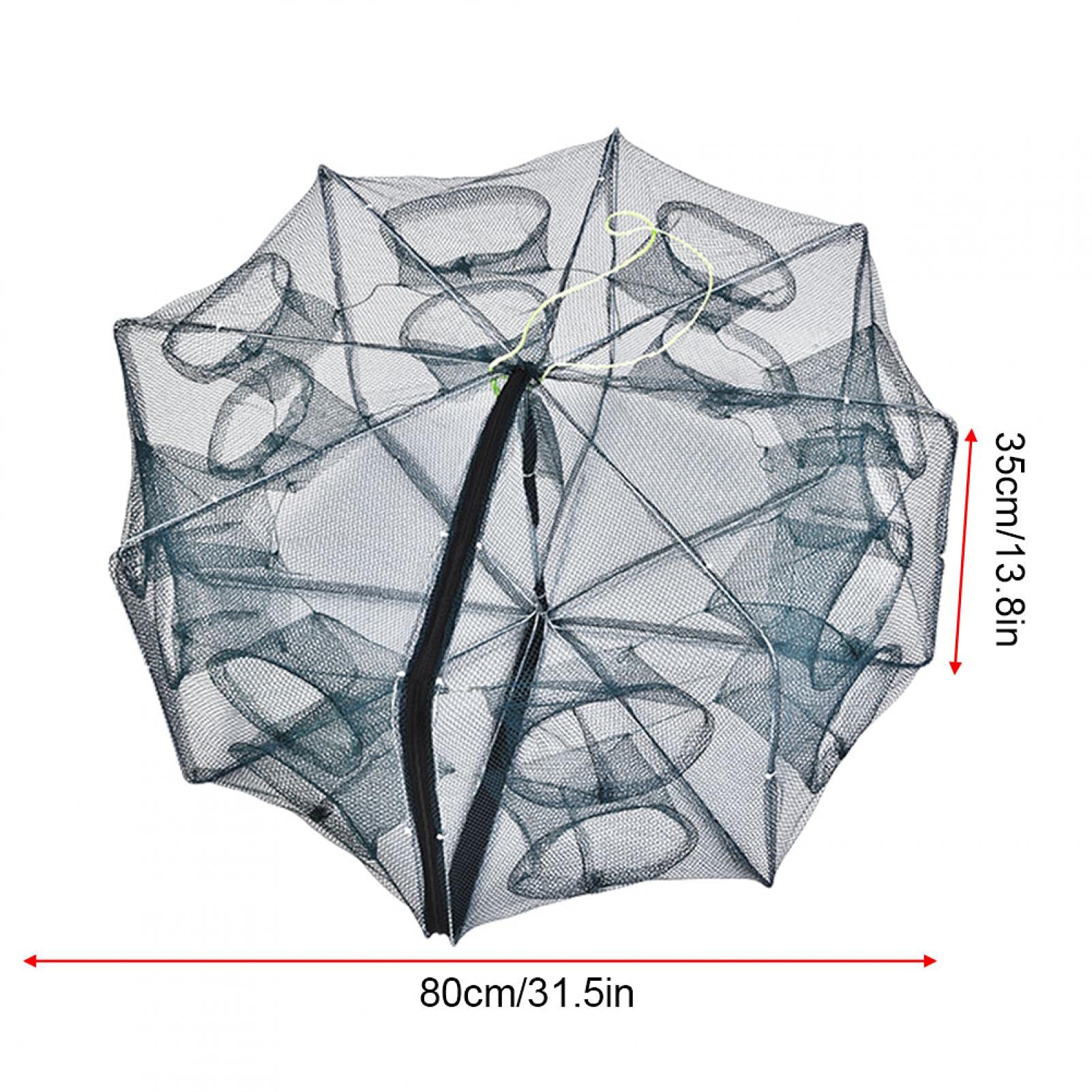 Kuuleyn Trappola Pesca Pieghevole Nassa 16 Fori 80x35 cm