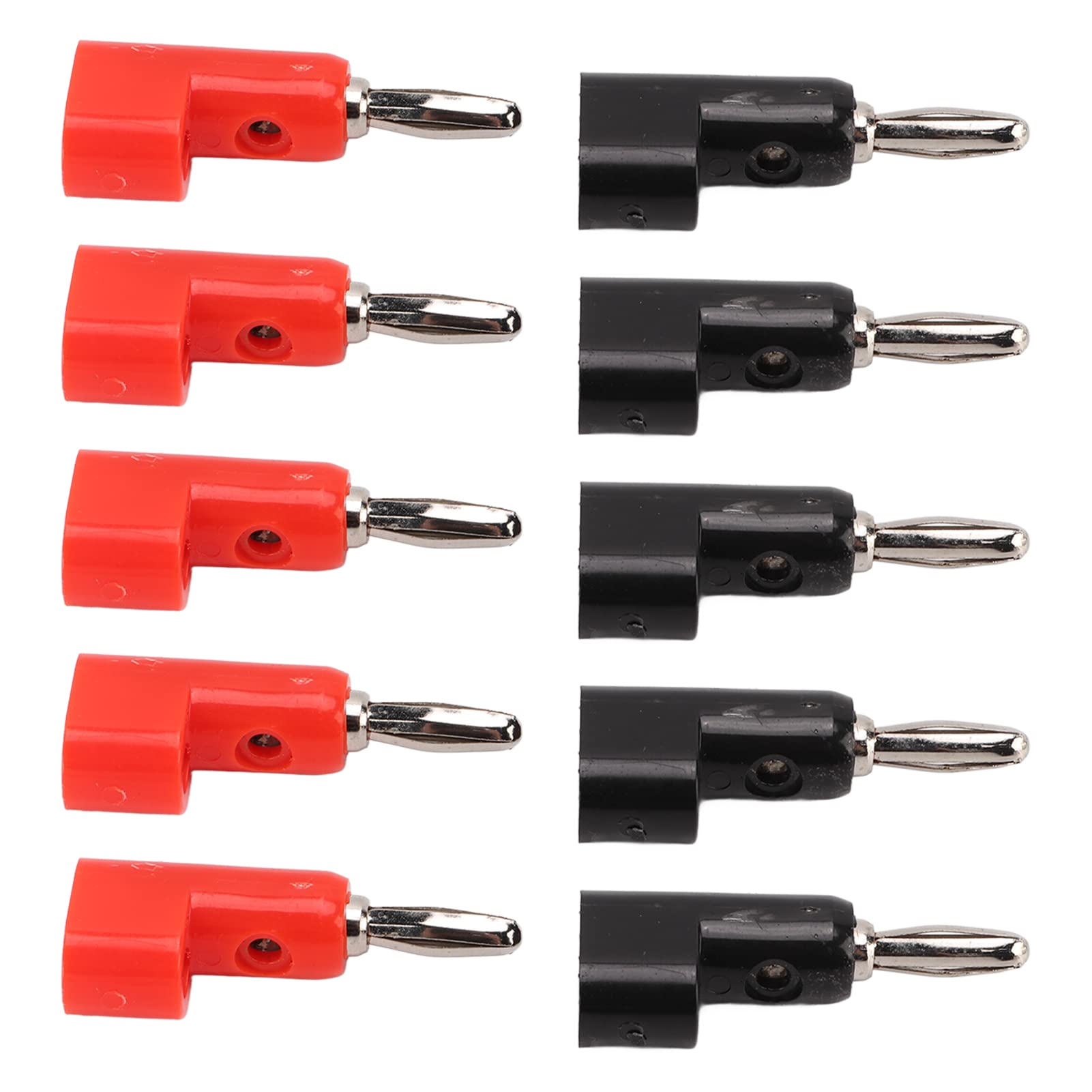 Kuuleyn Spine a Banana 4mm Rosso Nero 10 Pezzi