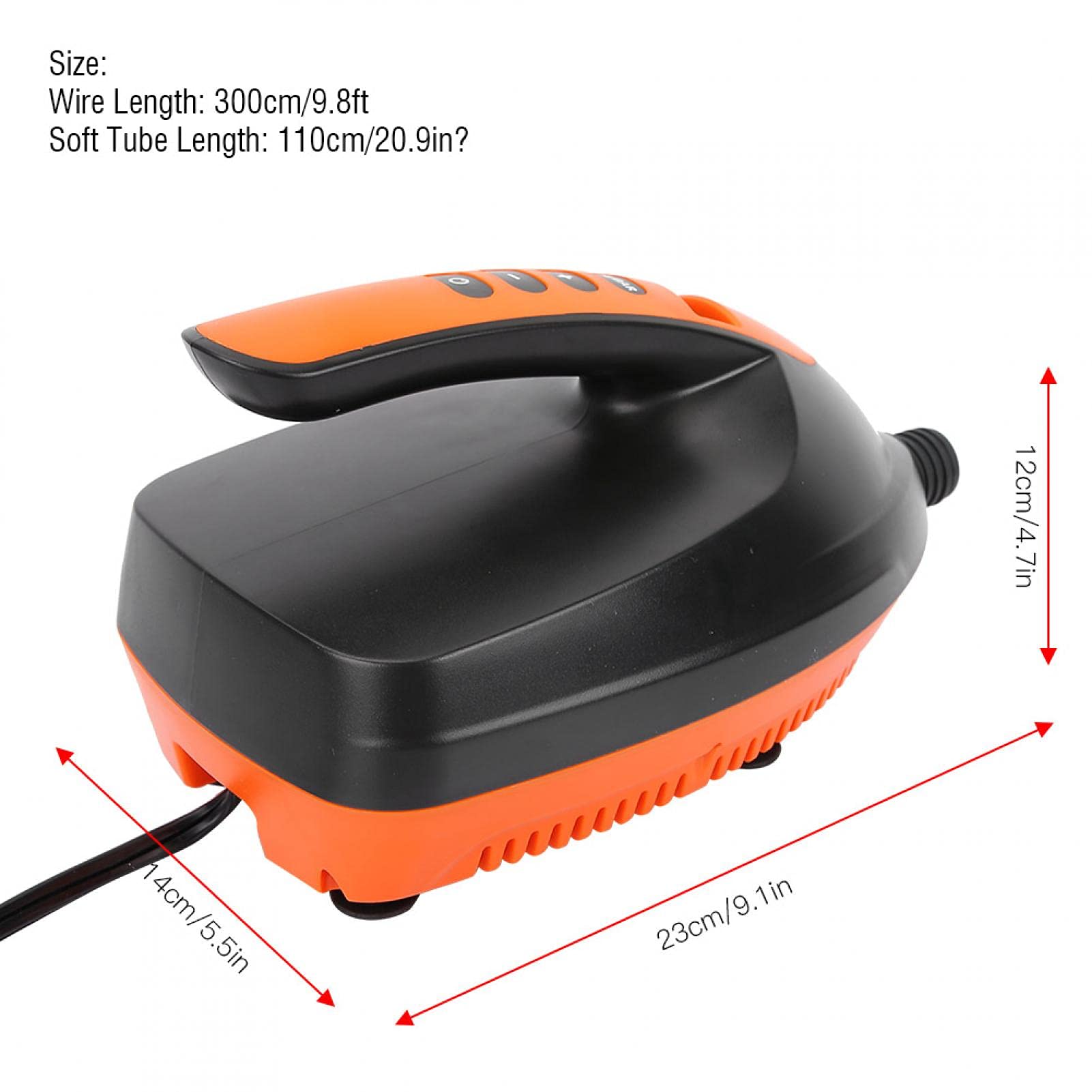 Kuuleyn Pompa aria elettrica 12V digitale per SUP