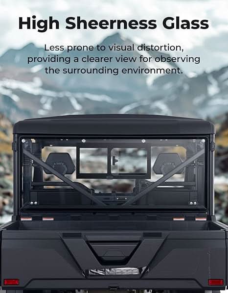 KEMIMOTO UForce 1000 lunotto vetro scorrevole posteriore
