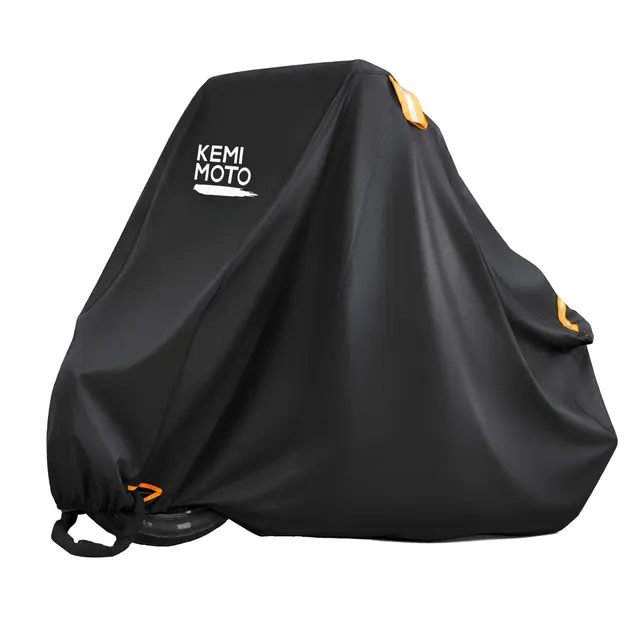 KEMIMOTO telo moto impermeabile con antifurto e strisce