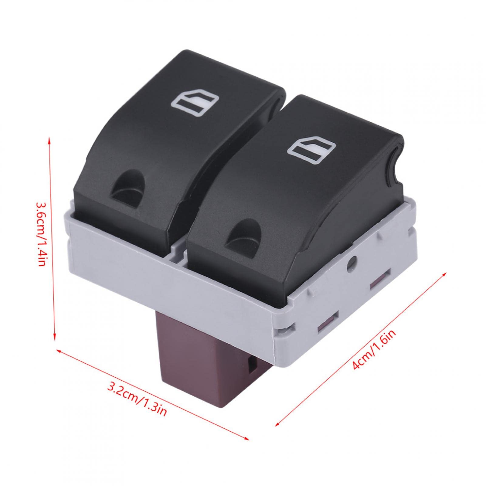 Kuuleyn Interruttore Alzacristalli 6Q0959858 Seat Nero