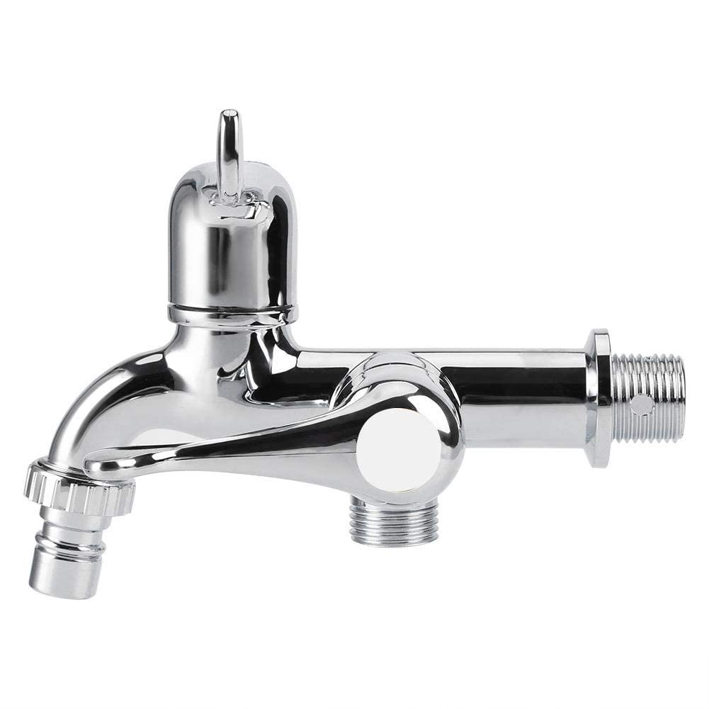 Kuuleyn Rubinetto Doppia Uscita ABS Cromato G1/2 Lavatrice