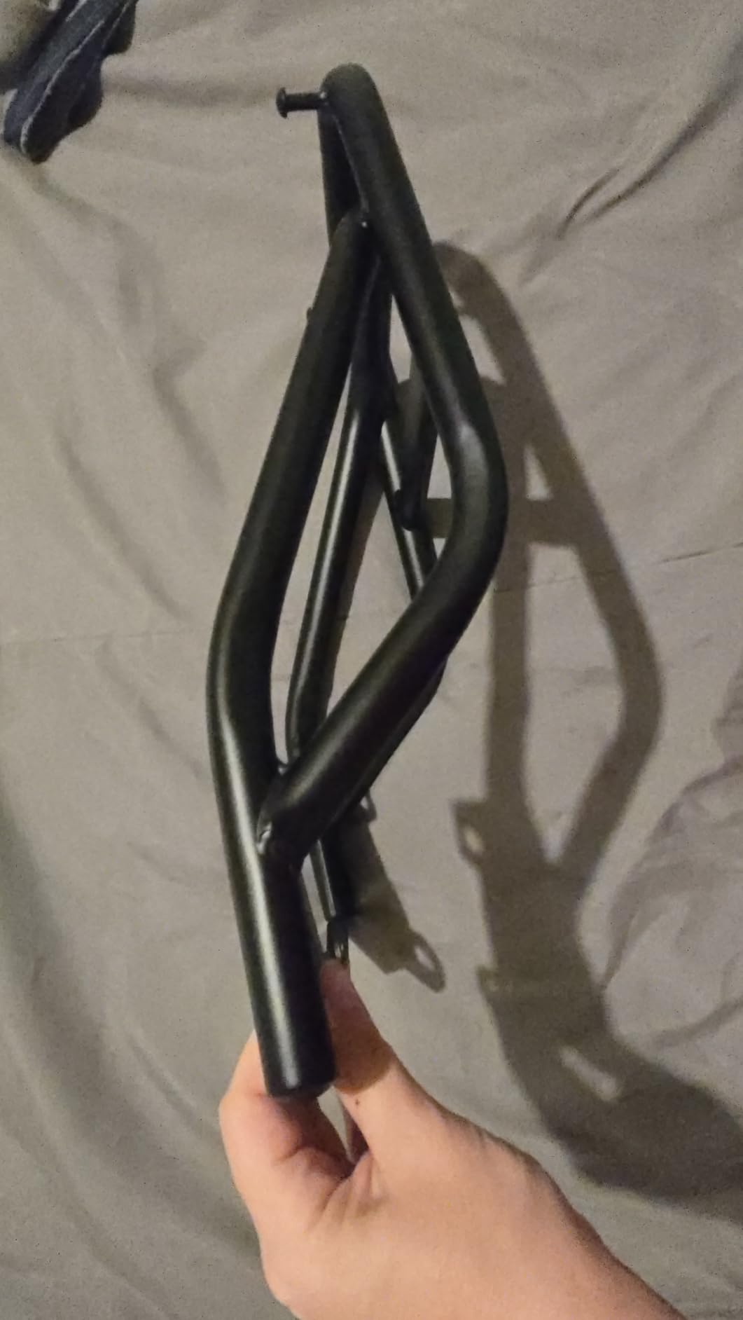 AOWINHIT Portapacchi Grom MSX125 M3 Posteriore Nero Ferro