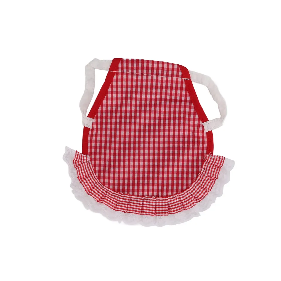 Kuuleyn Sella Protettiva per Galline Plaid Rosso Riutilizzabile