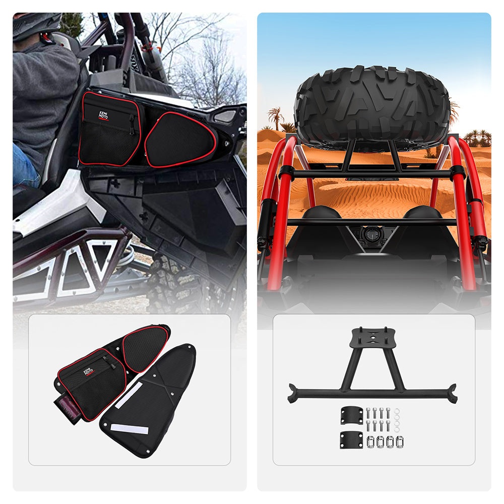 KEMIMOTO set borse portiera + portaruota RZR XP 1000