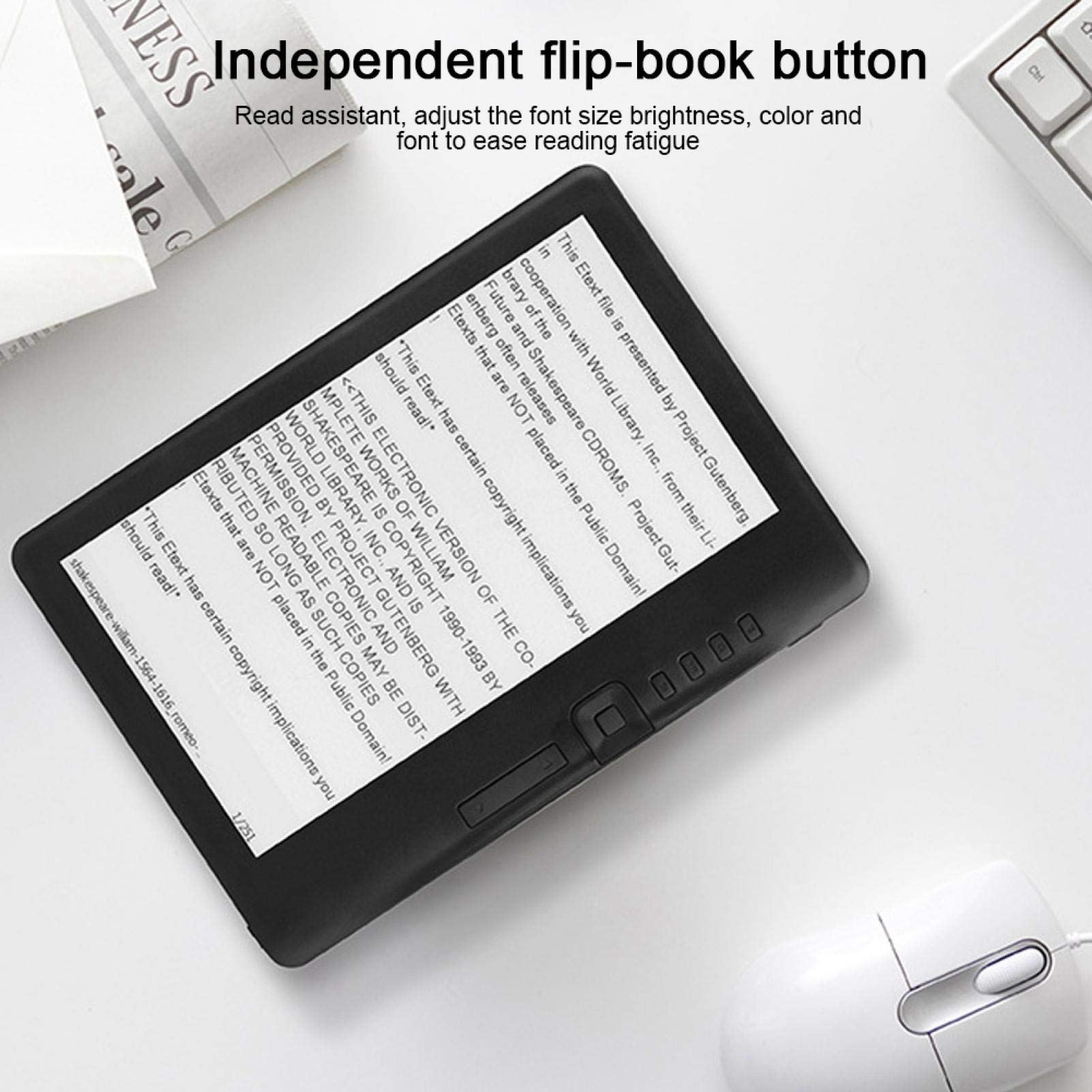 Kuuleyn Lettore e-Book 7 Pollici 2100 mAh TF 4G