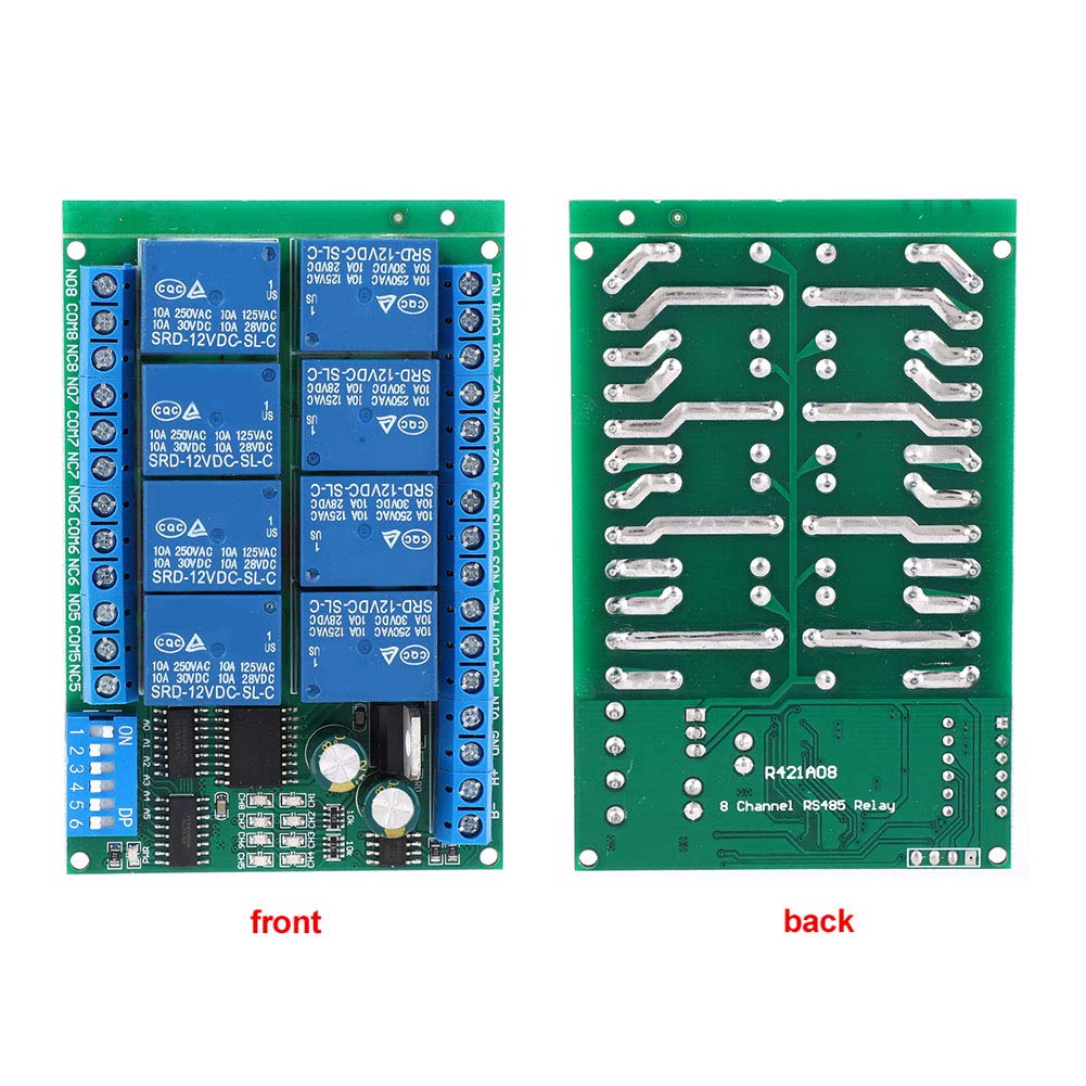 Kuuleyn RS485 modulo relè 8 canali 12V